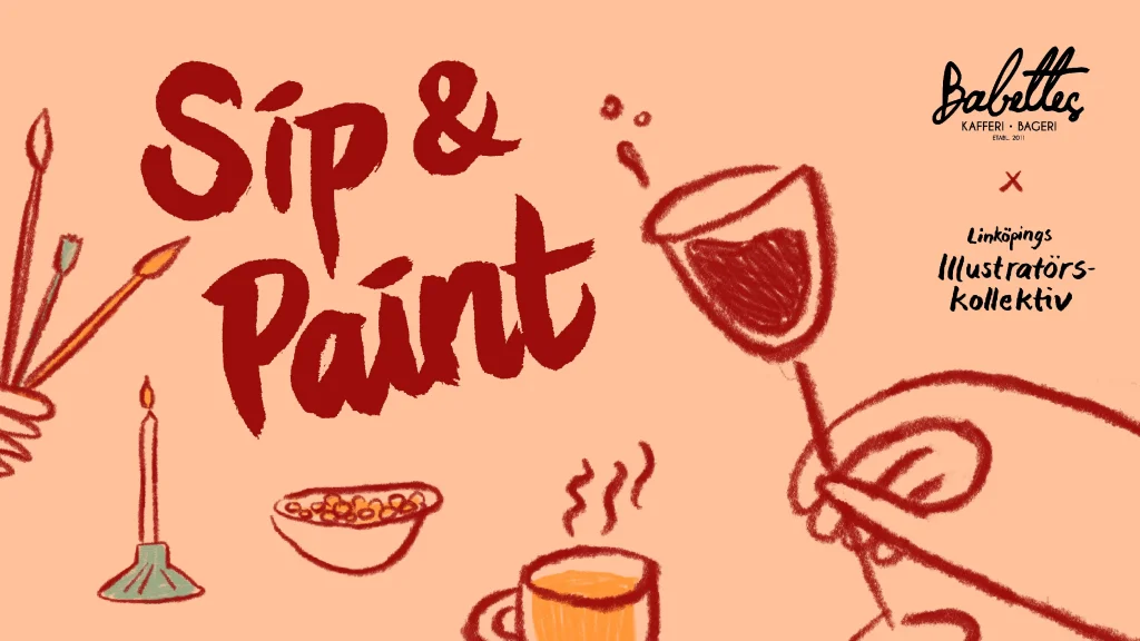 Sip & paint: Akrylmåleri – Jul edition